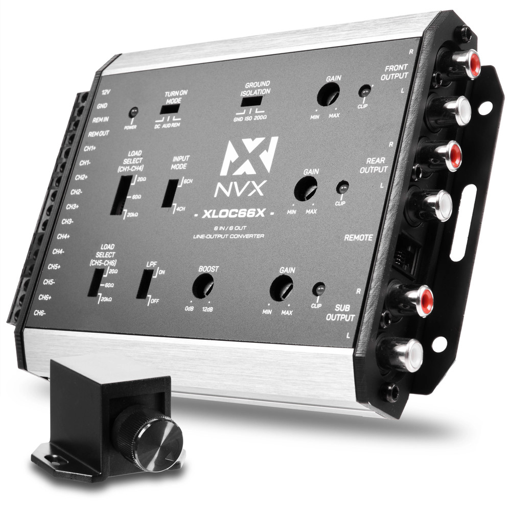 NVX XLOC66X 6 inputs / 6 outputs Line Output Converter with Remote Level Control