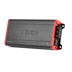 4-Ch Class D Car Amp — 400W x4 @ 2Ω, Bridge Mode, 90dB SNR, Aluminum Body