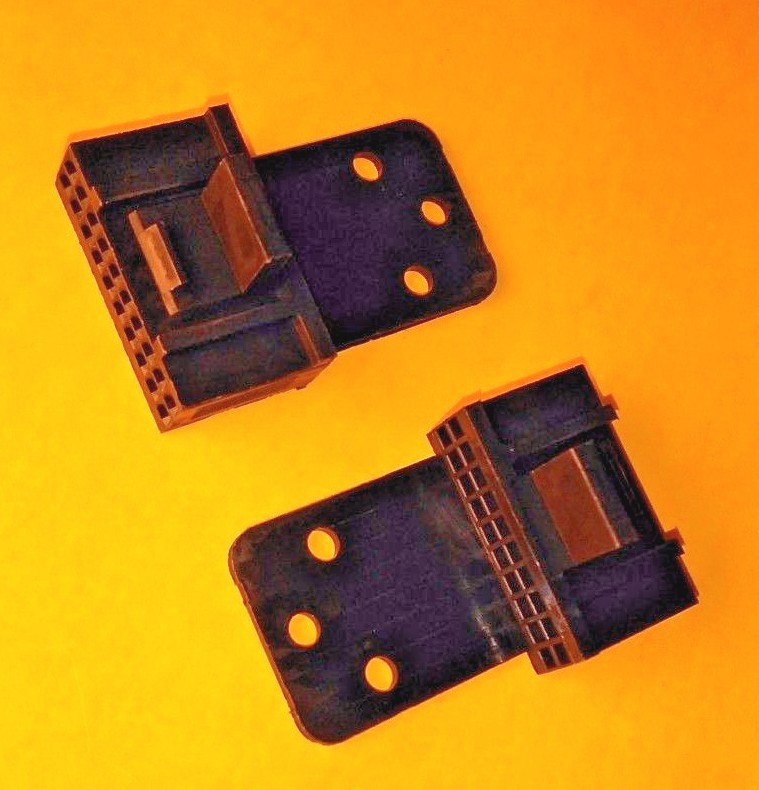 2-Pack 20-Pin Blank Plug Motorola CDM CDM1250 VHF UHF