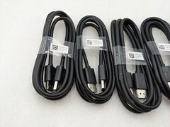 NEW Lot Of 5 – OEM Dell 6Ft Male – Male Display Port DP Video Cable w/ FREE S/H