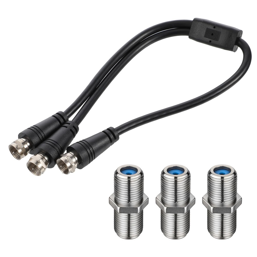 Coaxial Splitter, FType Rg6 Cable Splitter 3 Way Internet and TV 75ohm Splitt…