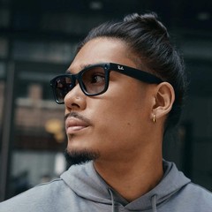 RAY-BAN META WAYFARER (REFURBISHED) MATTE BLACK, TRANSITIONS, GEN S G15, LARGE