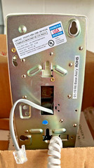 Cortelco Wall Mount Phone WHITE NEW IN BOX 2554