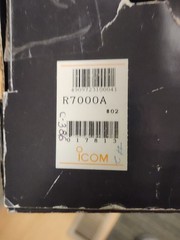 Icom Model IC-R7000 Multi-Mode Wide Band VHF/UHF Receiver – Tested & Working