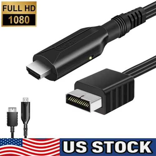 For Sony PS1 PS2 to HDMI Adapter Cable Game Console Audio Video Converter Lot