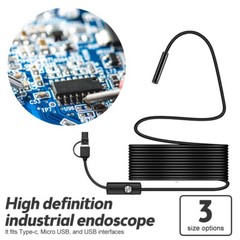 Endoscope Borescope w/ 6LED Mini Inspection USB Camera Scope For Android System