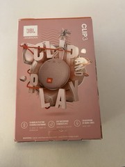 JBL Harman Clip 3 Bluetooth Speaker with Carabiner 10 Hours Playtime Pink NEW