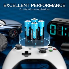 1.5V USB Rechargeable AA Lithium Battery 3500mwh Li-ion Batteries Charger Lot