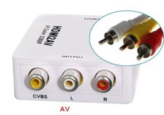 Mini HDMI to AV Adapter Full HD 1080P Video Audio 3 RCA Signal converter HDMI2AV