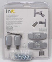 Init Home Theater Speaker Mount Silver 2 Pack ( NT-SWM25) Wall or Ceiling