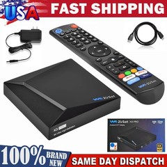 GENUINE We2uSat K3 Pro+ Android TV Box w/ Bluetooth Voice Remote & Wi-Fi 6