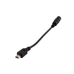Mini USB 5 Pin Male to 5.5 x 2.1mm Female Jack DC Power Supply Connector Cable