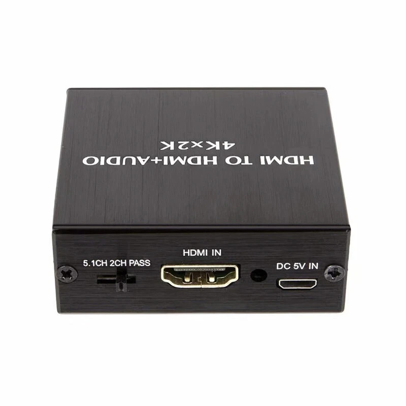 4K x 2K Video Audio Extractor HDMI to 3.5MM Audio Converter Stereo Adapter