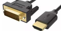 QGeeM, HDMI A/M To DVI 24+1, Speed Adapter Cable, Cord 6 Ft – FAST FREE SHIPPING