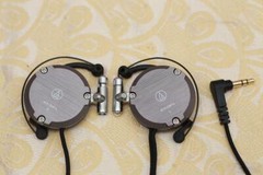Original Audio-Technica ATH-EM7X Adjustable Aluminum Clip-On Headphones