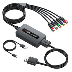 Component to HDMI Converter, 1080P YPbPr to HDMI Converter with Female YPbPr …