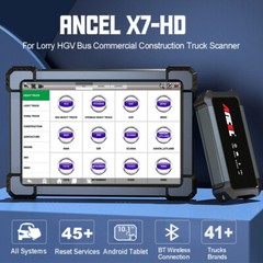 24V 12V Diesel Heavy Duty Truck Diagnostic Tool OBD2 Scanner Full System Scan