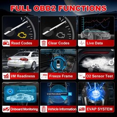 Launch CR300 OBD2 EOBD Scanner Car Code Reader Check Engine Diagnostic Tool *^