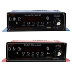 400W 12V 2 Channel Powerful Stereo Audio Power Amplifier HiFi Bass Amp Car Home