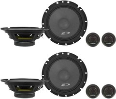 4 X New Alpine 6.5-inch 6-1/2″ 2 Way Car Audio Speakers 560w Max