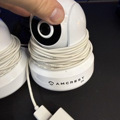 Amcrest 2K Dual Band WiFi Camera Indoor White Black Wireless IP3M-941 3 Pack