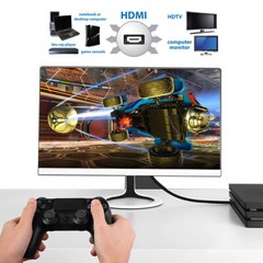 For Sony PS1 PS2 to HDMI Adapter Cable Game Console Audio Video Converter Lot