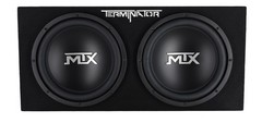 MTX Terminator TNP212D2 1200 Watt 2 Ohm Dual 12” Subwoofers/Sub Box/Amp Package