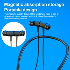 Wireless Bluetooth 5.2 Neckband Headphones Mic Headset Stereo Earbuds Earphone