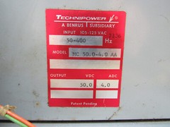 Vintage Home Brew Power Supply Technipower Transformer 50vdc
