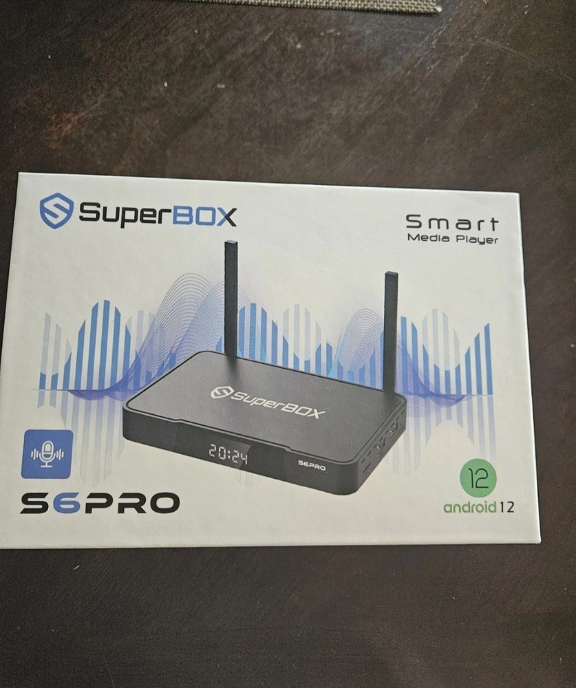 SUPERBOX S6 Pro Streaming Media Player – Open Box