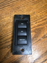 CRESTRON C2N-CBD 3 Buttons & YES/NO & ABSTAIN