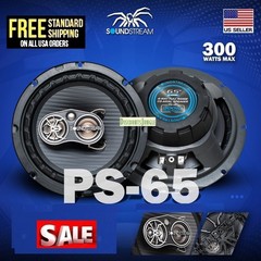 X2 Pair Dual Electronics DCS265 Hi Quality 6.5” Inch 2 Way 130W Car Speakers