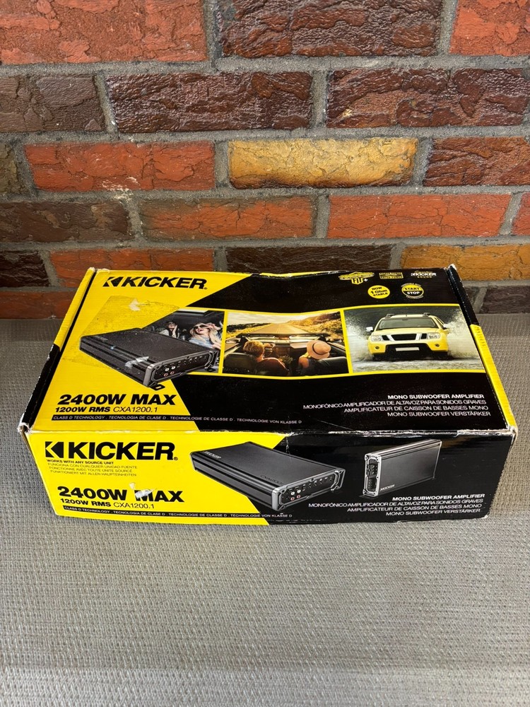 Kicker CXA1200.1 1200-Watt Subwoofer Amplifier **FOR PARTS**