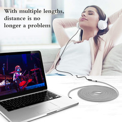 Headphone Extension Cable 10 Ft 3.5Mm Male to Female Stereo Audio Exte…