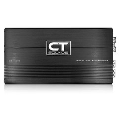 CT-1000.1D Compact Class D Car Audio Monoblock Amplifier, 1000 Watts RMS