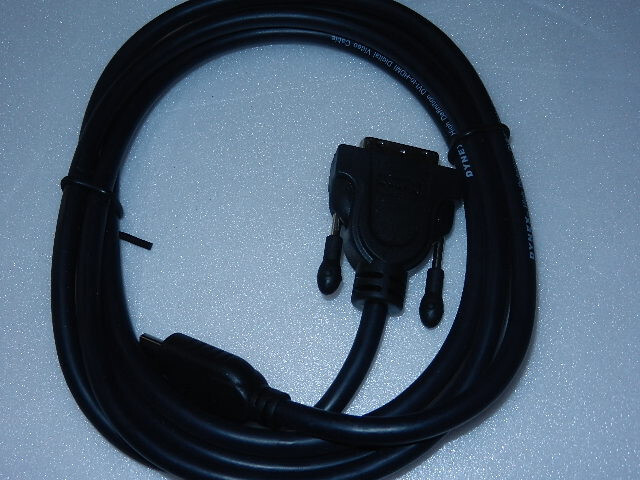 new no box Dynex DX-C114193 6 Ft 1.8 M DVI-D to HDMI Cable 1900 x 1200 114193