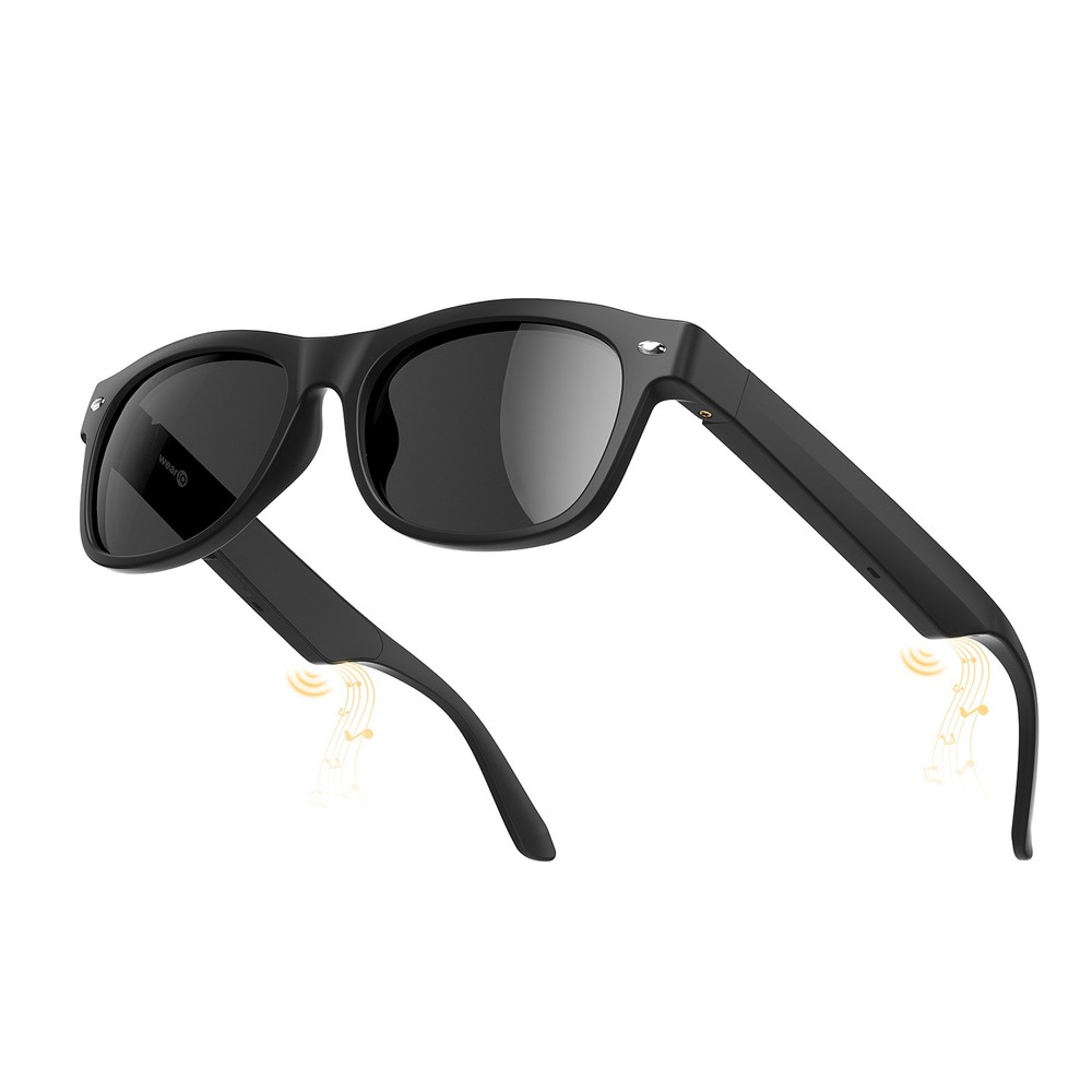 AI Smart Sunglasses Bluetooth Open-Ear Polarized Sport Men 4K HD Anti-blue Light