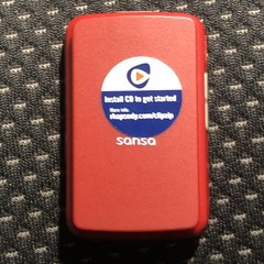 SanDisk Sansa Clip Zip 4GB Rockbox SDMX22 FM MP3 Player Installed With 32 Gig SD