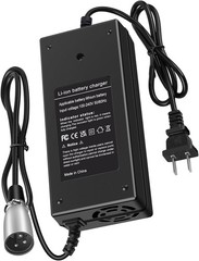 Fast Charger for 36V Lithium Battery, XLR Plug