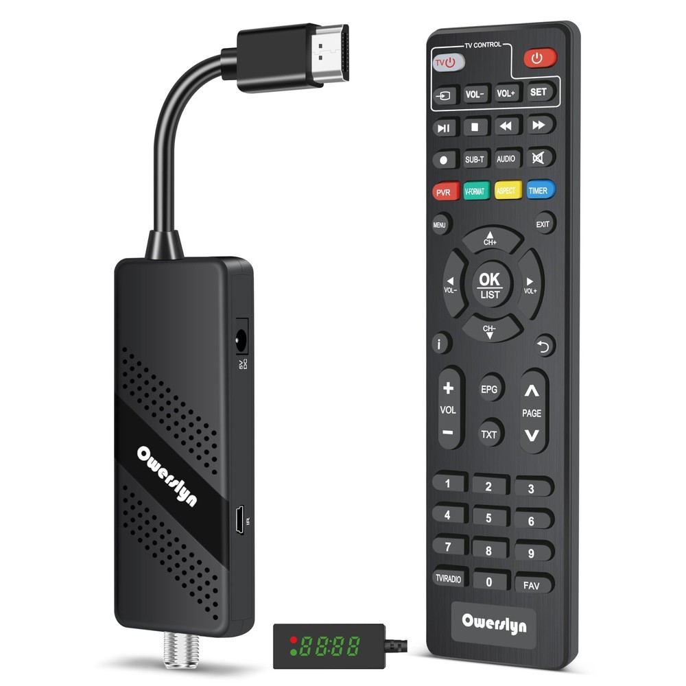 Digital Converter Box for TV, 2026 OWERSLYN 1080P ATSC Tuner Box with TV Tune…