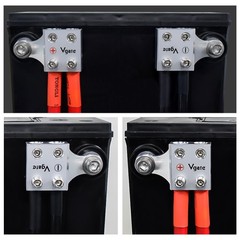 Battery Terminal Connector, 4-Way Battery Post Terminals, 8AWG up to 2/0(XL)