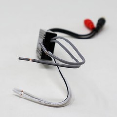 Speaker Wire to RCA Hi/Low Adapter Converter Line Level Output Audio Video Car