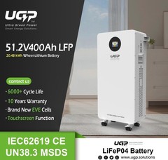 Lithium Batteries 51.2V/400,500,600Ah. EVE Cells. Warranty 10 years.