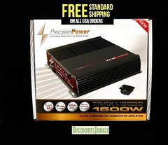 PRECISION POWER TRAX1.1500D MONOBLOCK 1500W SUBWOOFERS SPEAKERS 2-OHM AMPLIFIER