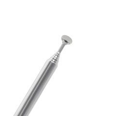 AEDIKO 5pcs M3 Female Antenna Telescopic Thread 7 Sections AM Silver