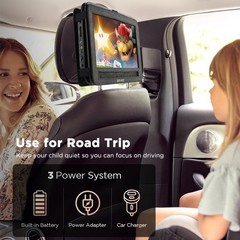 10.8″ Portable Car DVD Player AVI EVD SVCD VCD CD Mp3 JPG USB/SD Mode ALL Region