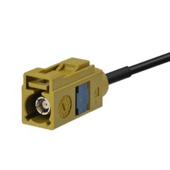 Fakra K Curry Cable 90cm for Car Sirius XM Satellite Radio Antenna Adapter Cable