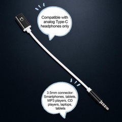 Viliqiou USB C Female to 3.5mm Male, USB C Female to Aux Male Audio Adapter C…