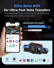 Mejor Camara De Seguridad 1080P Para Carros De 360° Cámara De 4 Canales