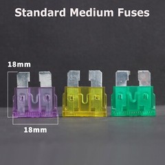 100pc Medium Blade Fuse Assortment Auto Car Motorcycle SUV FUSES Kit APM ATM UTV